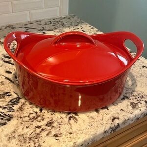 Rachael Ray Vibrant Red Casserole Dish